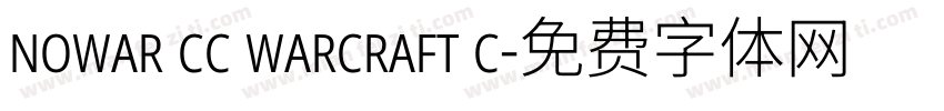 nowar cc warcraft c字体转换